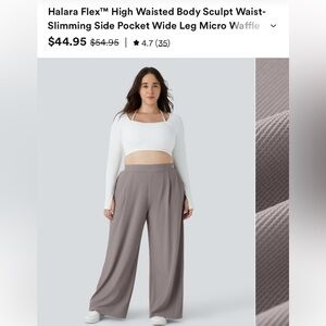 Halara Flex™ High Waisted Gray Wide Leg Pants